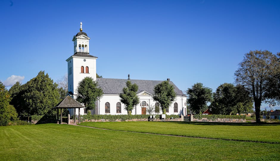 Peaceful church architecture representing spiritual sanctuary