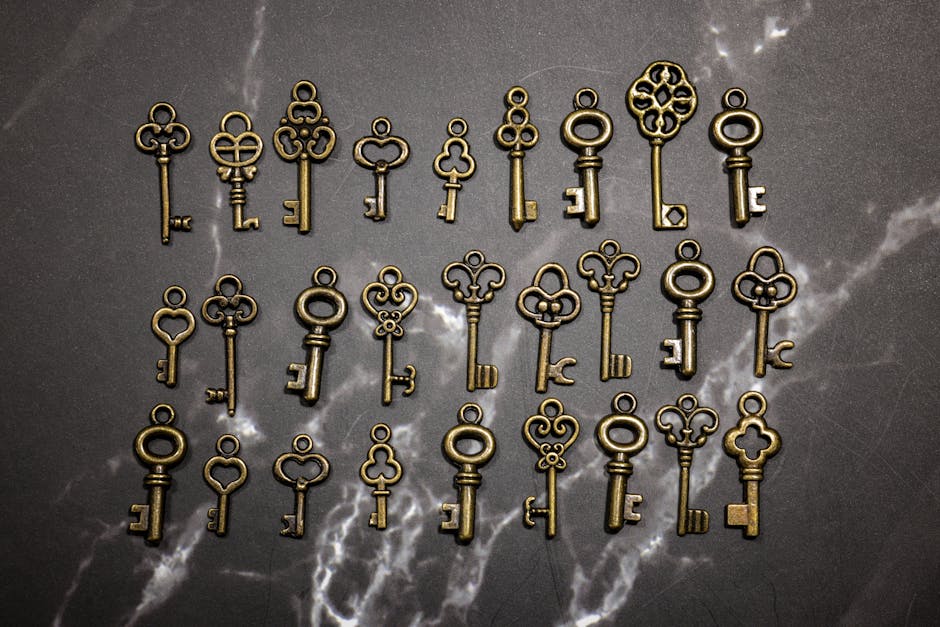 Ornate golden key representing access and opportunity